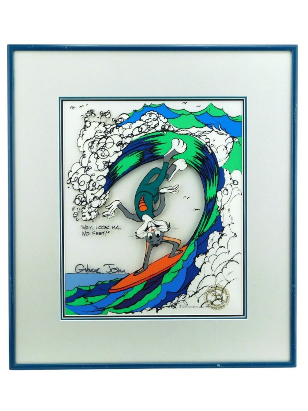 Surfin' Bugs Bugs Bunny Animation Cel Chuck Jones Looney Tunes Art